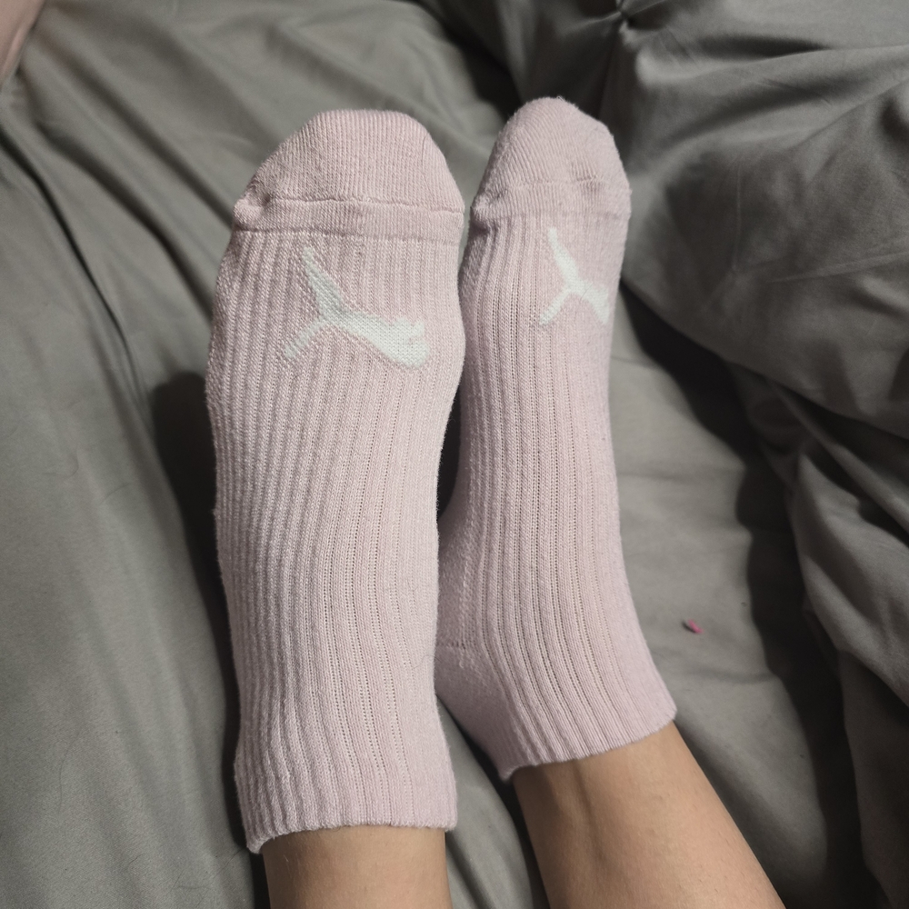 Puma Soft Pink Ankle Socks for Women